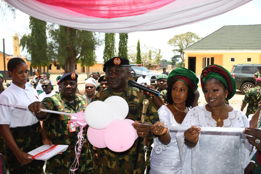 GOC  Commissions COAS Initiated Projects at 192 Battalion, Boosts Troops’ Welfare and Security in Ogun