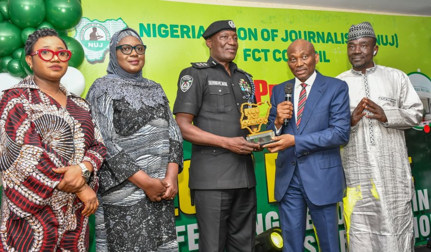 Applauds, Pomp as AIG Olohundare Jimoh Bags NUJ FCT Most Coveted Crime Fighter of the Year Award