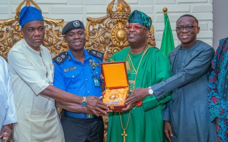 Aare Adetola Emmanuelking Leads Security Summit In Remoland, Hosts CP, Olubode Ojajuni, Ogun State Commissioner of Police ...Advocates stronger community policing to combat emerging security threats