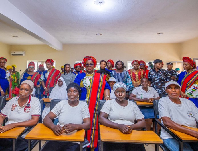 Disu Charge Women To  Embrace AI, Vocational Skills For Economic Empowerment  ….Pledges Upgrade of POWA Skill Acquisition Centre, Improved Staff Welfare