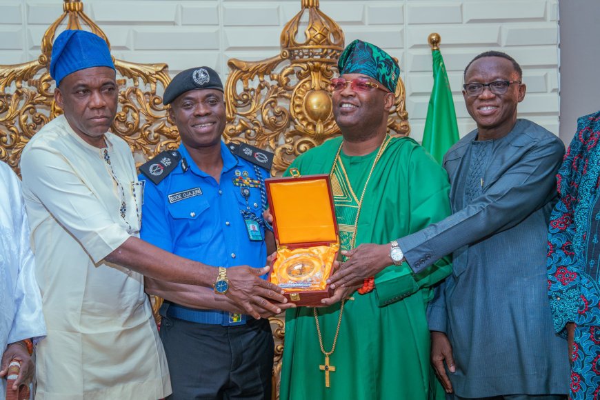 Aare Adetola Emmanuelking Leads Security Summit In Remoland, Hosts CP, Olubode Ojajuni, Ogun State Commissioner of Police ...Advocates stronger community policing to combat emerging security threats