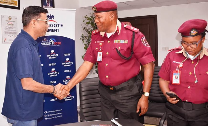Dangote Cement Ibese, FRSC Strengthen Strategic Partnership to Advance Road Safety in Ogun