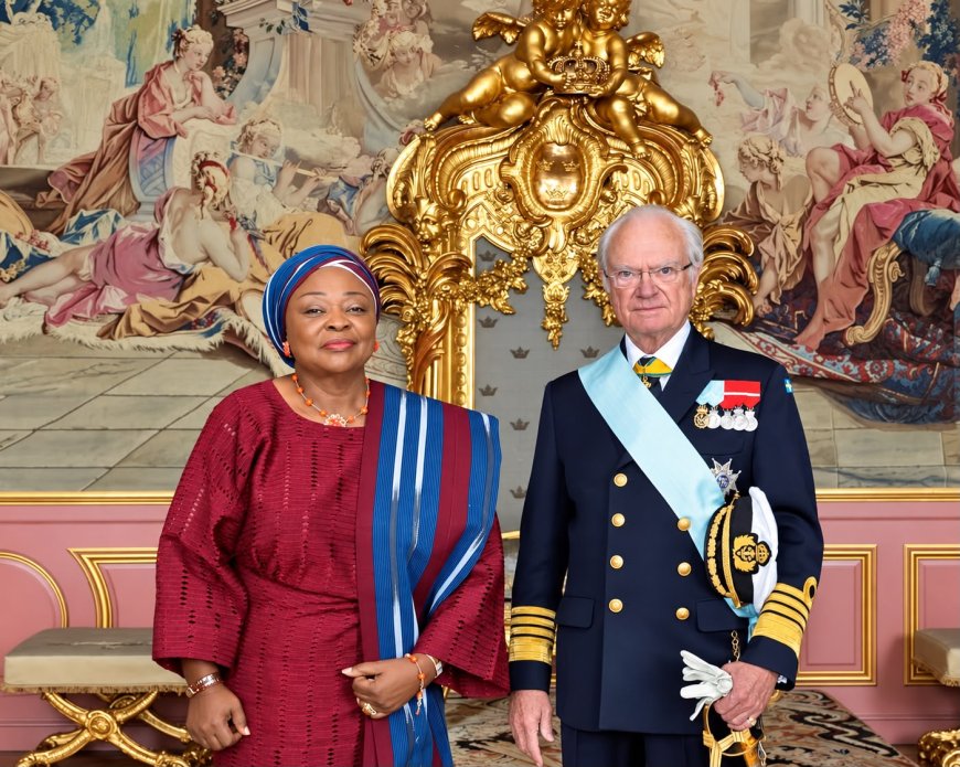Nigeria’s Ambassador Lola Akande Presents Credentials to Swedish King